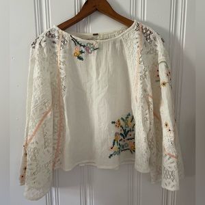 Free People - Paris Picnic Patchwork Top